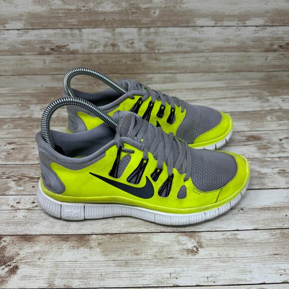 Nike Shoes - Nike Free 5.0 580591-007 Gray Athleisure Trainers Running Shoes Women's 7